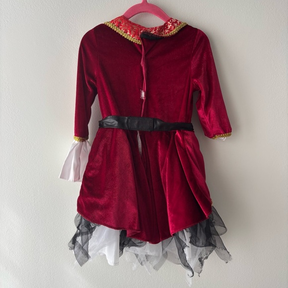 Kids Halloween Pirate Costume - Red, Black, and White Sz 2-3T - Picture 5 of 5